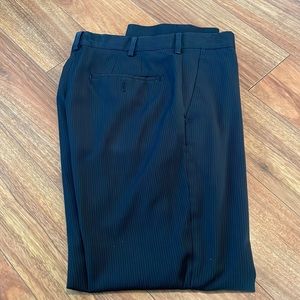 Slim fit pin stripe dress pants